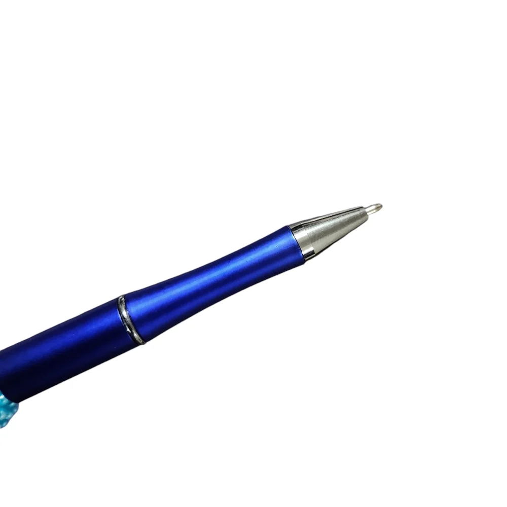 Pochacco Sanrio Beaded Ballpoint Twist Pen Blue White Topper